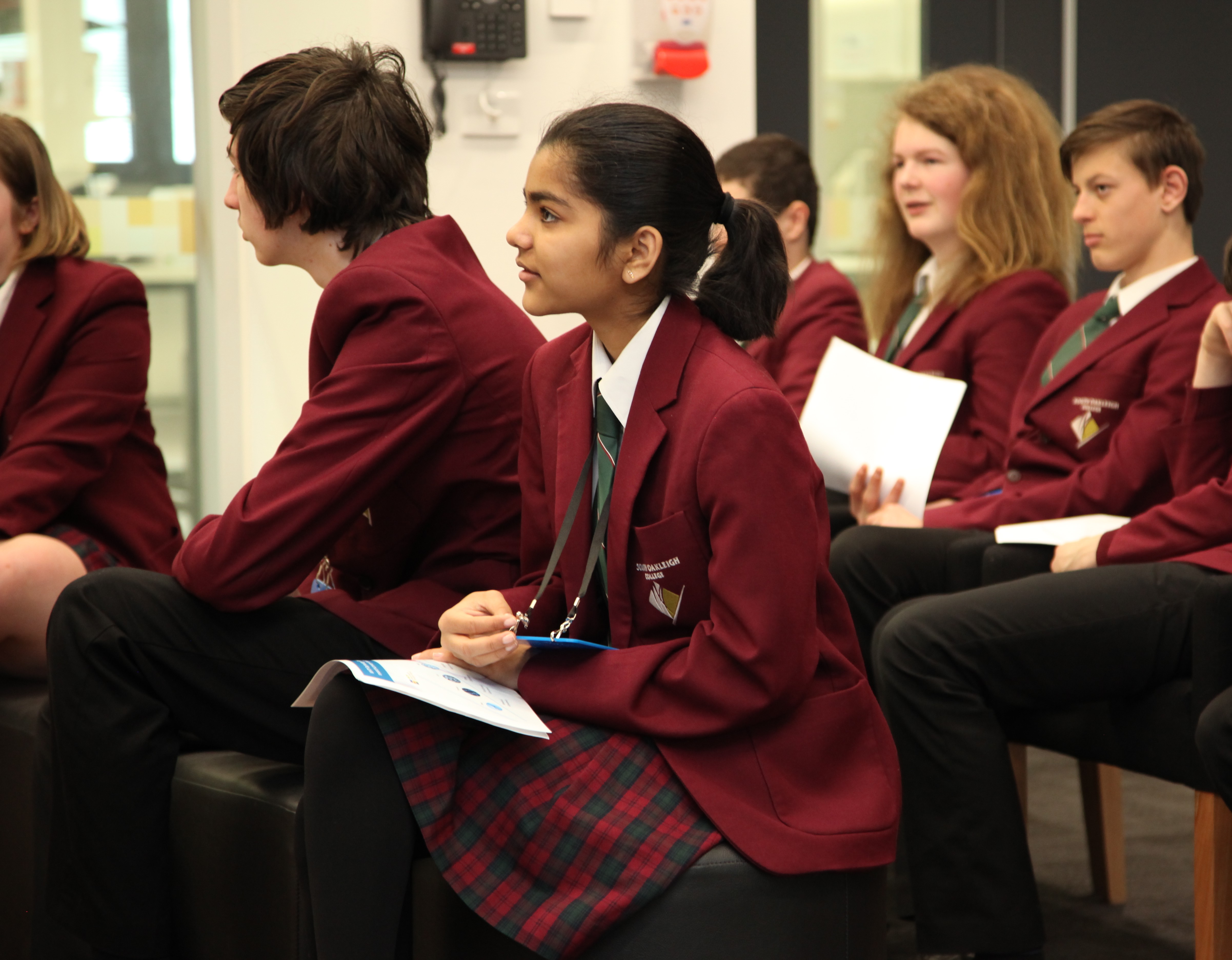 Monash Tech School students visiting Hudson Institute