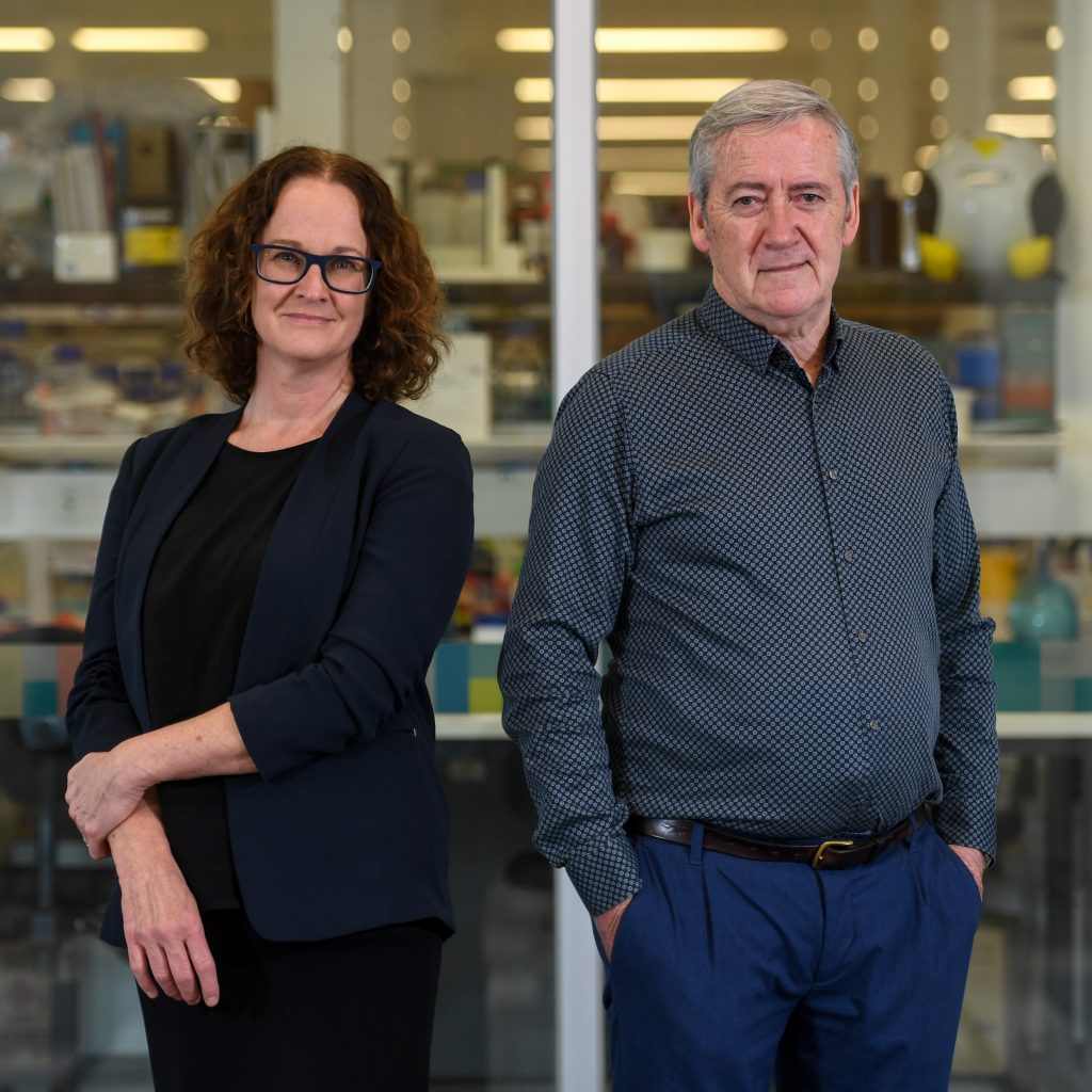 Professor Elizabeth Hartland, Director and CEO of Hudson Institute of Medical Research and Professor Paul Hertzog Associate welcome the Victorian Government's initial investment for the National Centre of Inflammation Research. 