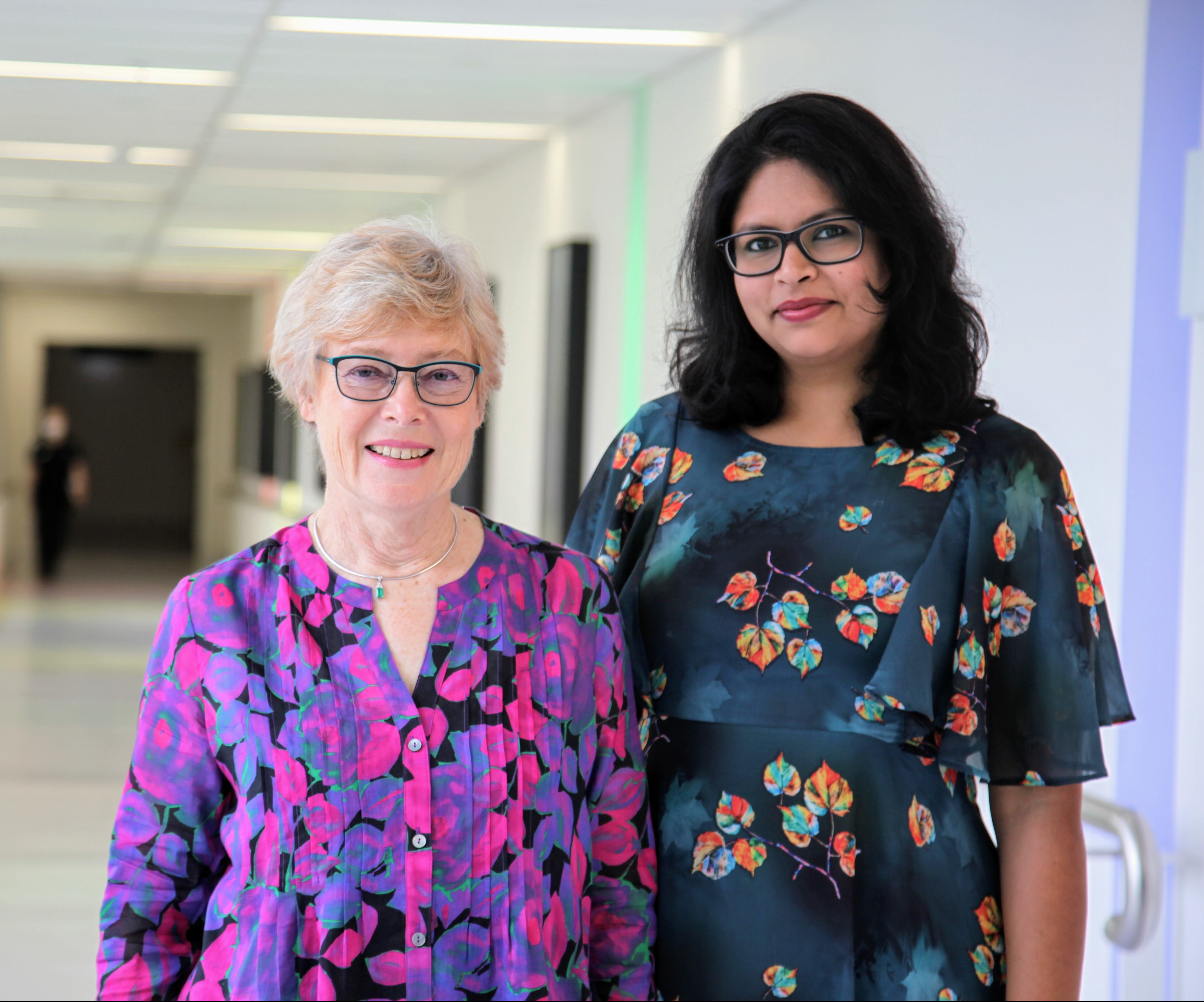 Associate Professor Caroline Gargett and Dr Shayanti Mukherjee at Hudson Institute