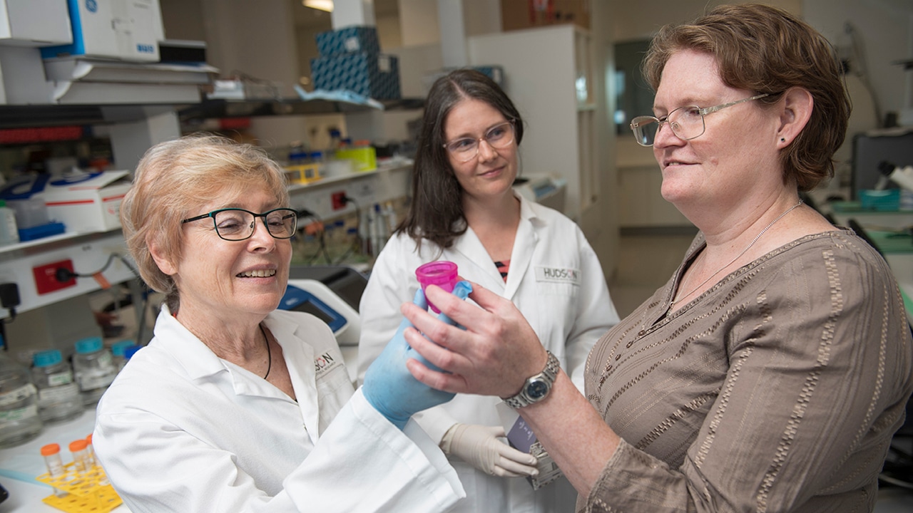 Professor Caroline Gargett, Dr Caitlin Filby, Nicole Fernley