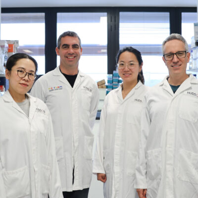 Dr Yuxin (Sally) Sun, Assocaite Professor Jason Cain, Dr Claire Xin Sun, Professor Ron Firestein