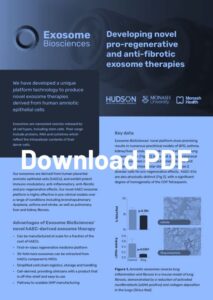 Exosome Biosciences Flyer Download PDF
