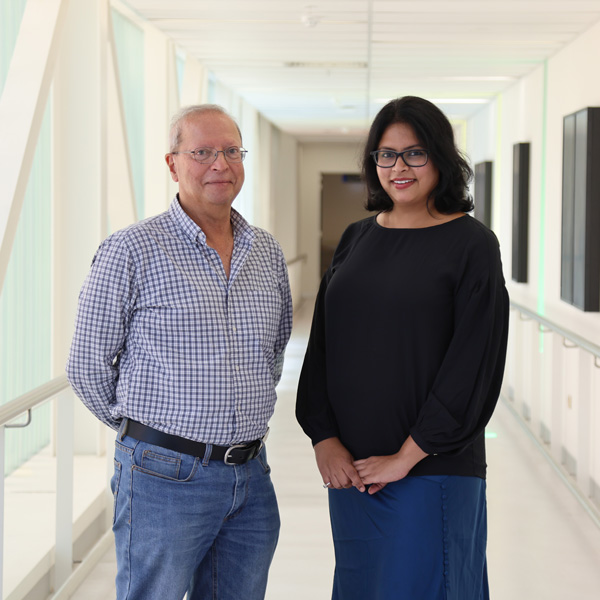 Professor Jerome Werkmeister and Associate Professor Shayanti Mukherjee POP repair research