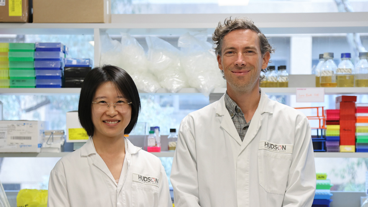 L-R: Dr Shouya Feng, Professor Seth Masters discovery on CAPS genetic analysis