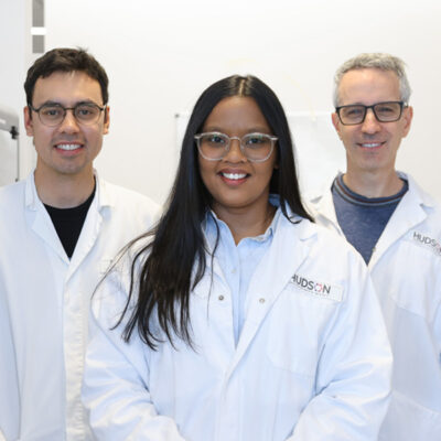 Dr Paul Daniel, Dr Shazia Adjumain and Professor Ron Firestein