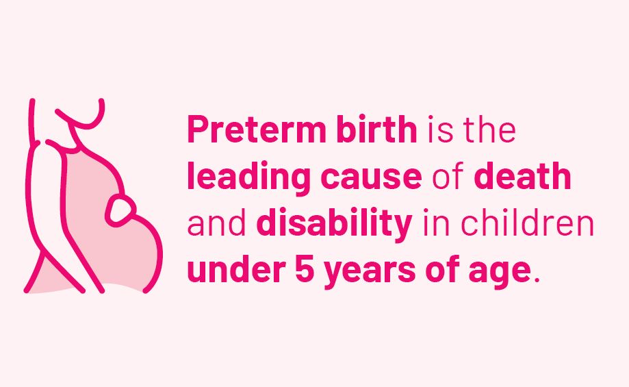 Preterm birth is the leading cause of death and disability in children under 5 years of age.