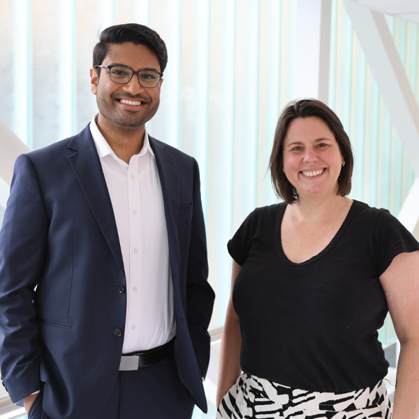 Dr Keeth Mayakaduwage and Associate Professor Miranda Davies-Tuck